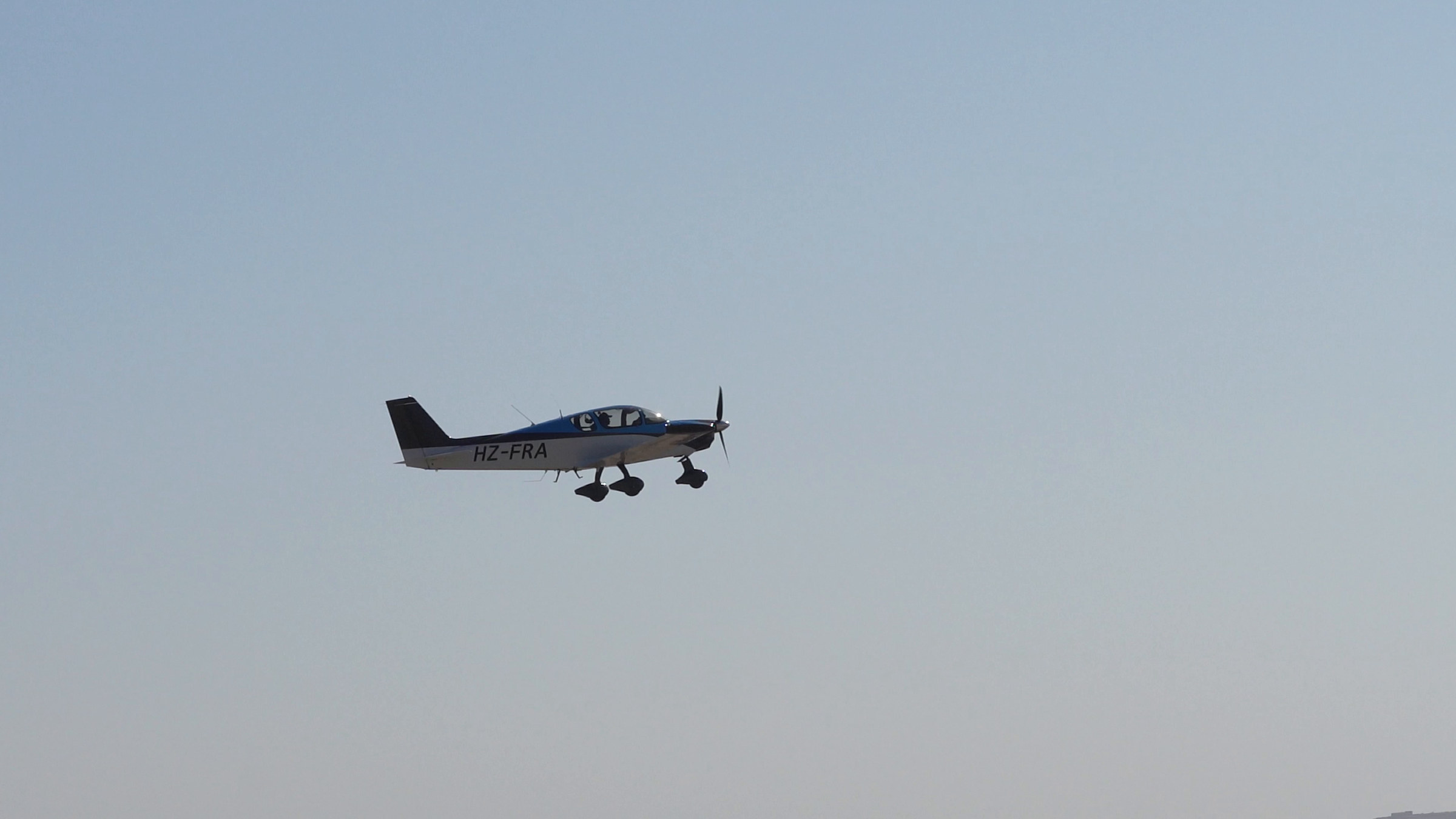 HZ-FRA, the first Sling TSi built in Saudi Arabia, in flight